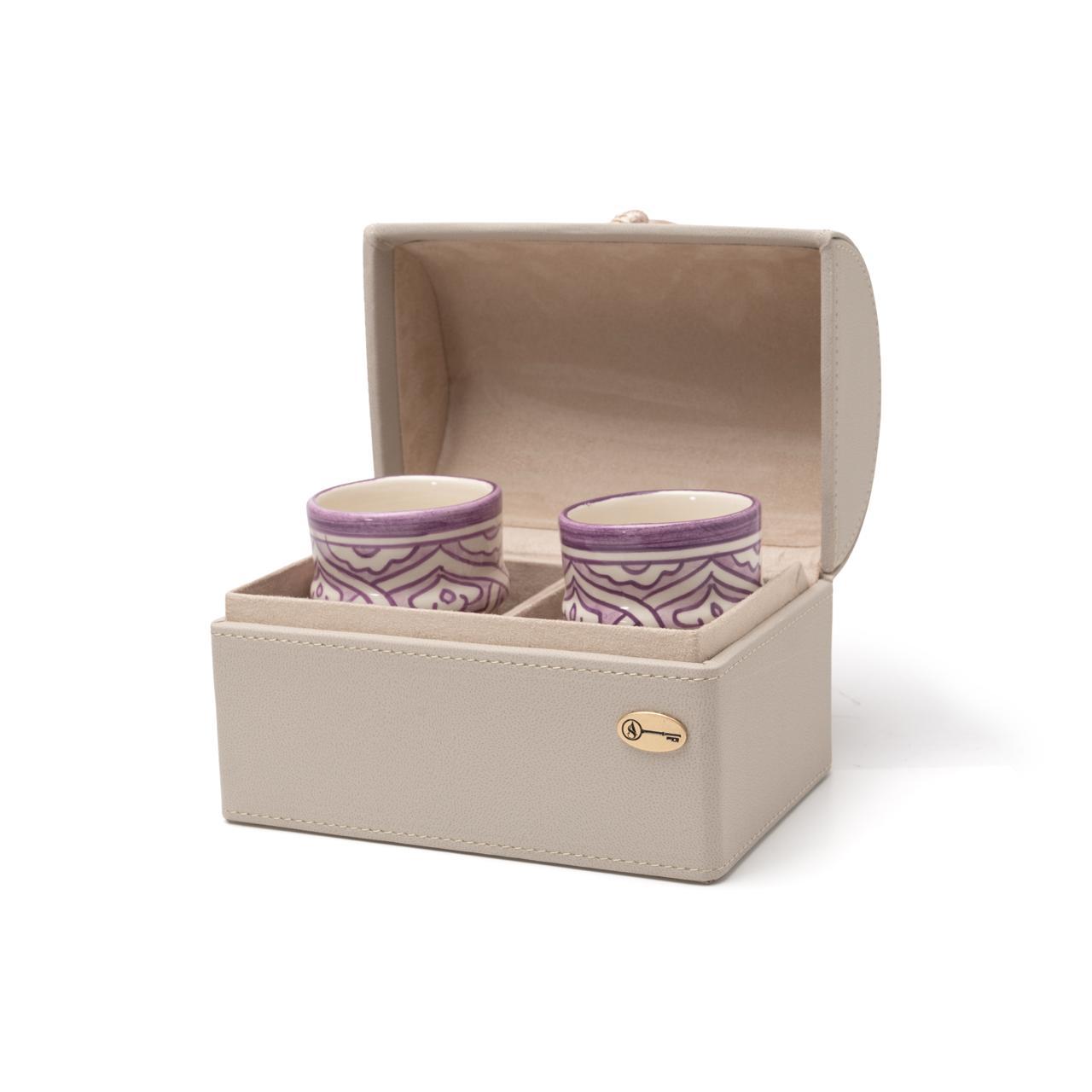 Coffret d’Accueil avec 2 verres artisanaux - Image 1
