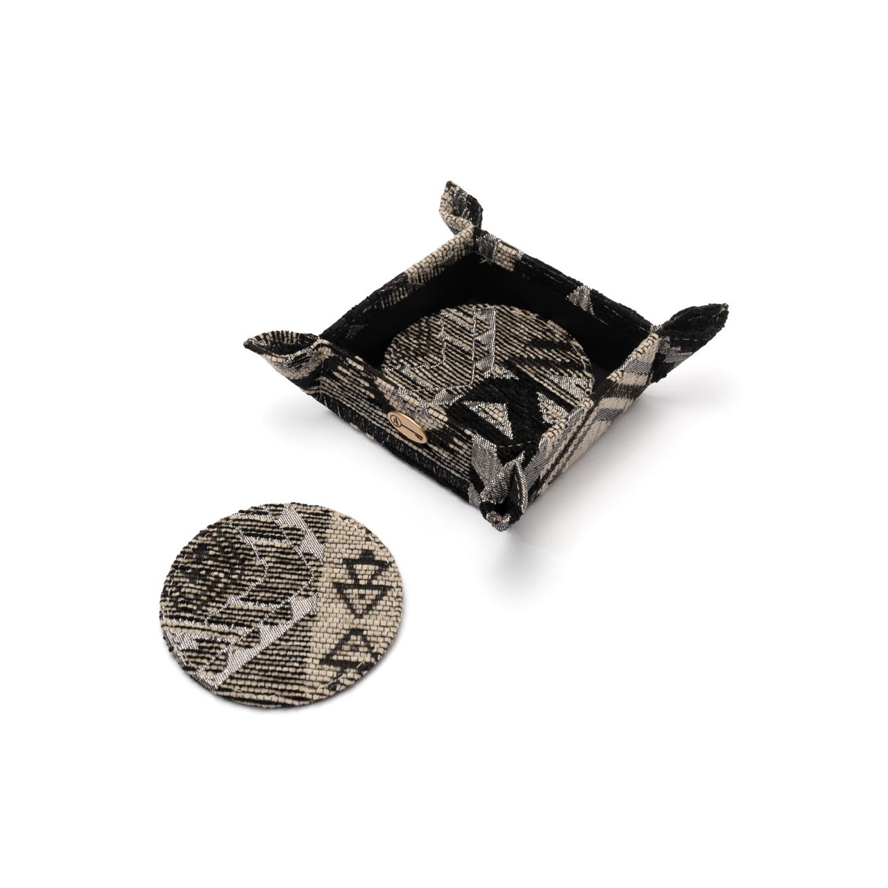 Vide poche avec 4 sous verres