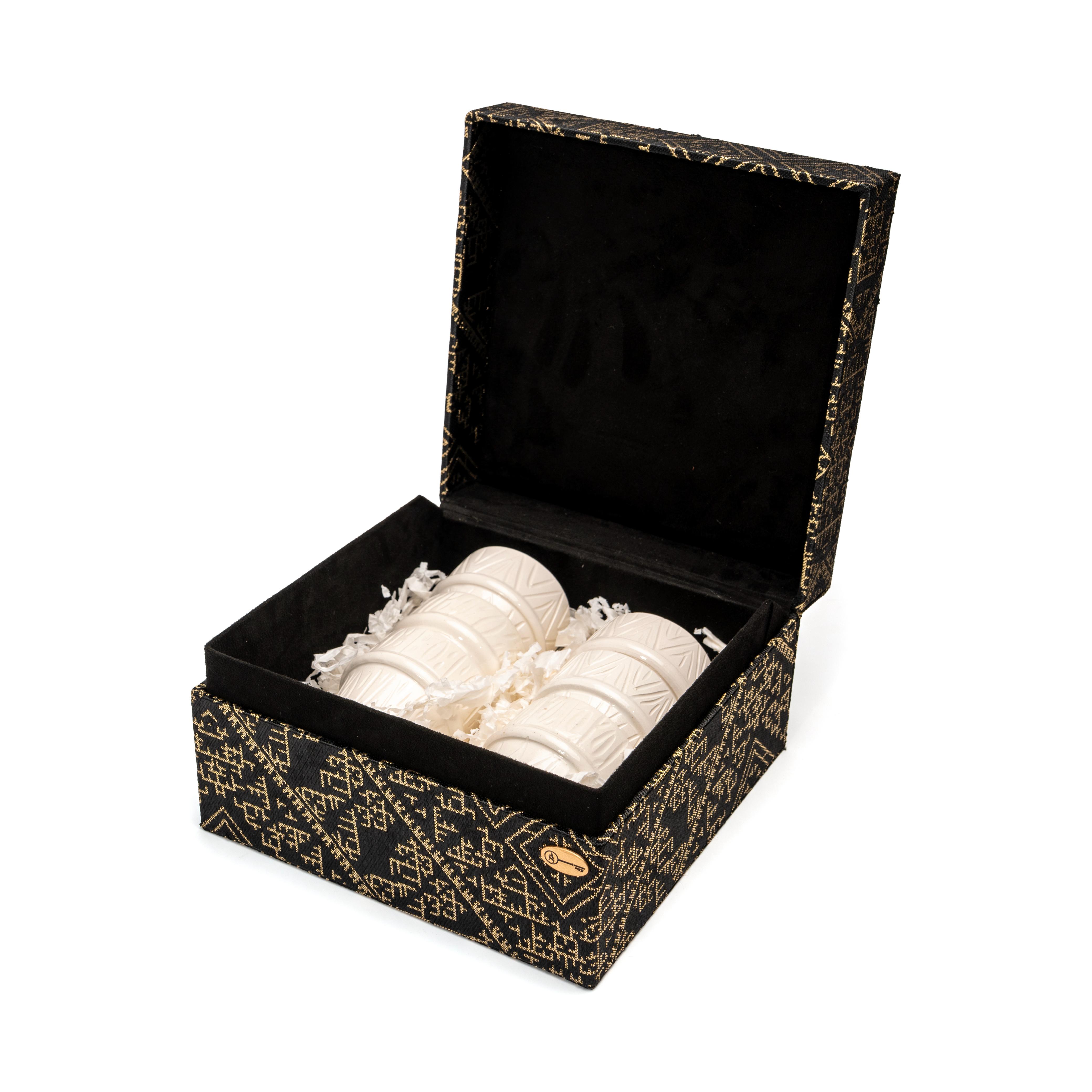 Coffret Artisanat Marocain: 6 Verres - Image 1