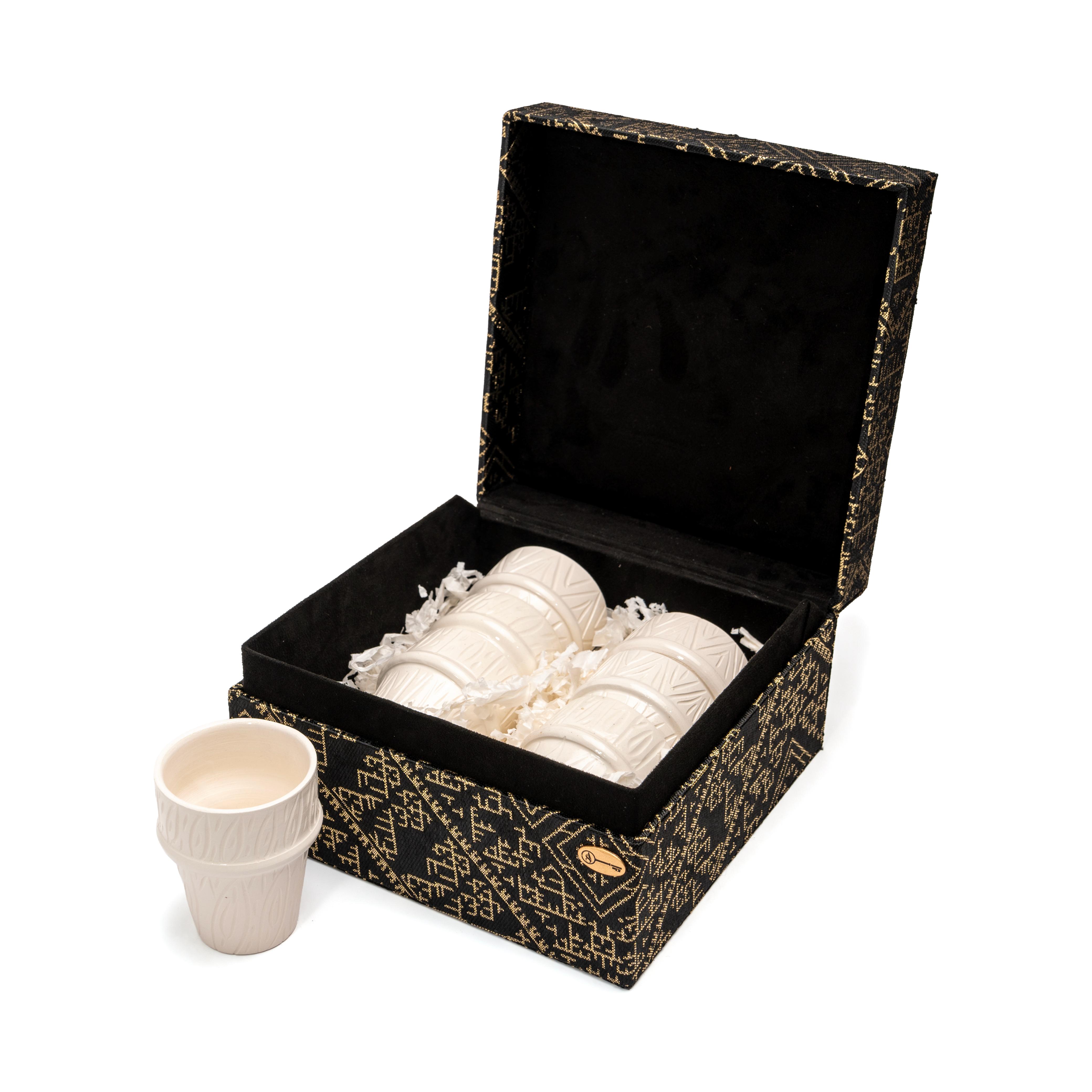 Coffret Artisanat Marocain: 6 Verres