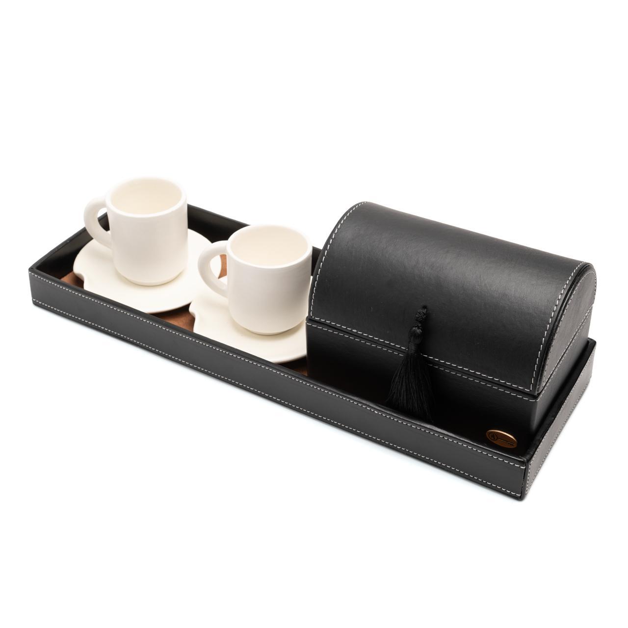 Plateau Pause Café avec Coffret Nougat