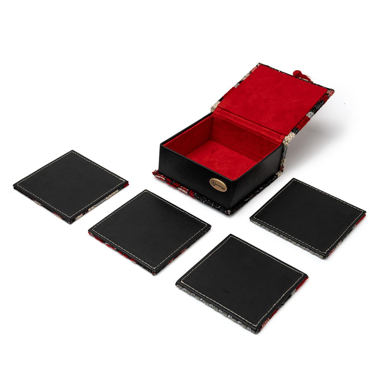 Écrin avec 4 sous verres carrés - Image 1